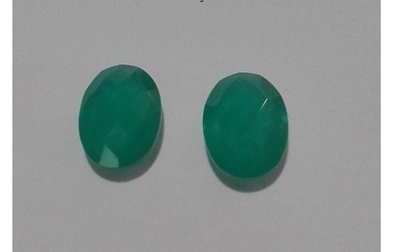Cristal para cabujón 10,5*8,1mm Verde opal