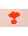 Flor Metacrilato 36mm diámetro Naranja