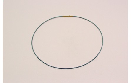 Collar acero espiral 1,4mm*42cms Gris Montana