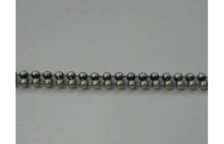 Cadena Doble bolas 1,5mm P.Vieja