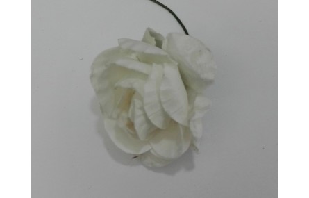Flor Papel 3cms diámetro Blanca