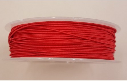 Cordón de Goma 1mm  Rojo Sangre