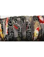 Lazo tubular  8mm Kimono Grises