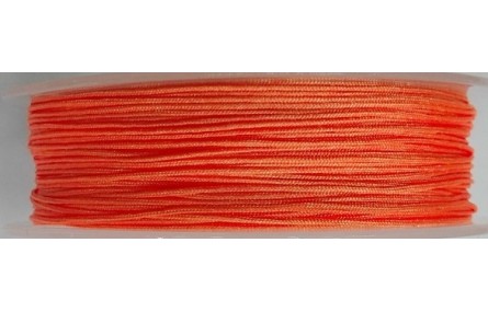 Hilo Macramé 1mm Naranja fluor