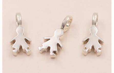 Colgante Niño hueco 19*9*3mm