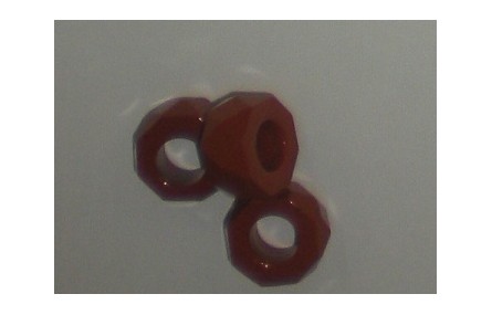 Agata Roja agujeto 6mm