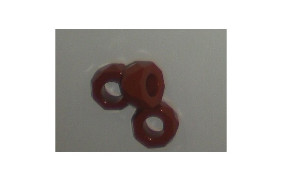 Agata Roja agujeto 6mm