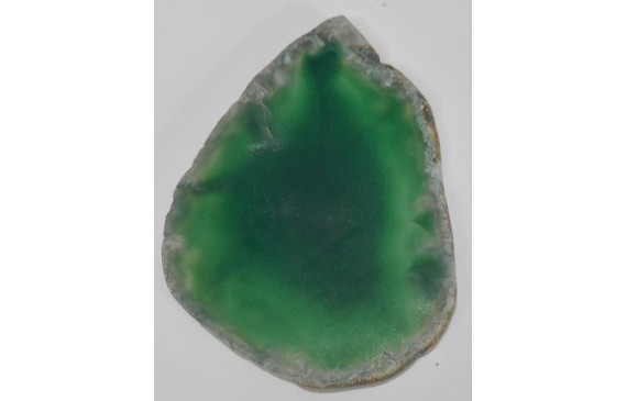 Chapa Aghata mate 7,5-9 * 4-5cms Verde