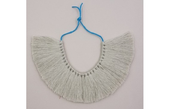 Tira de 25 pompones de 35mm*100mms Gris claro