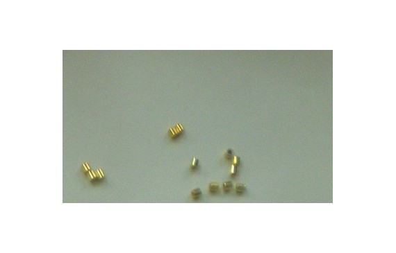 Tubito dorado 2mm