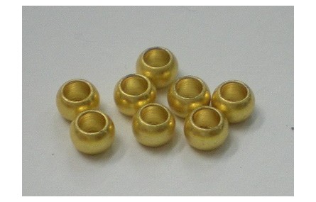 Bola agujero 3mm interior  Oro Mate