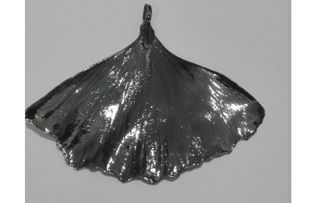 Hoja Natural Metalizada Oro 60*70mm Plata Vieja