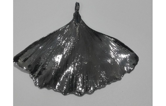 Hoja Natural Metalizada Oro 60*70mm Plata Vieja