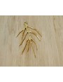 Colgante Rama Coral 38*23mm Oro Mate