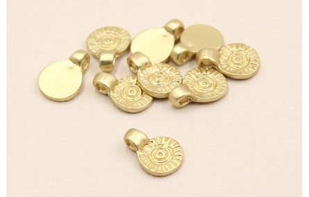 Colganet Sol 9mm diametro Dorado Mate