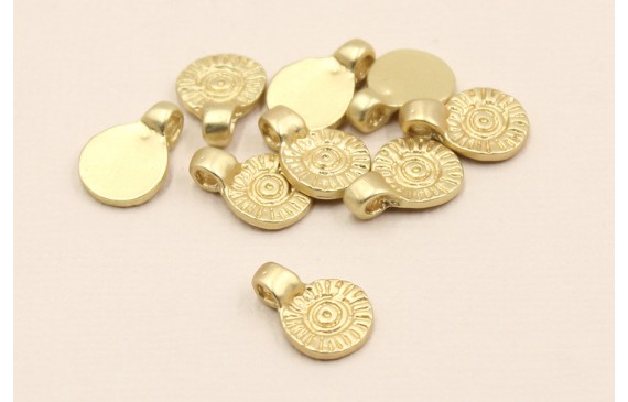 Colganet Sol 9mm diametro Dorado Mate