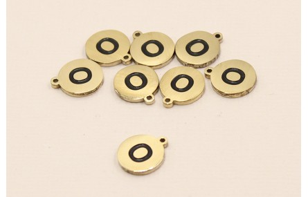 Chapa acero Inoxidable 10mm letra O