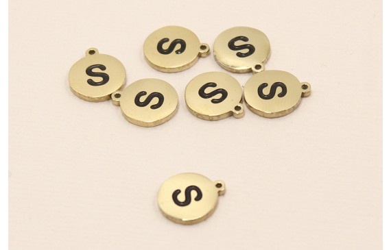 Chapa acero Inoxidable 10mm letra S