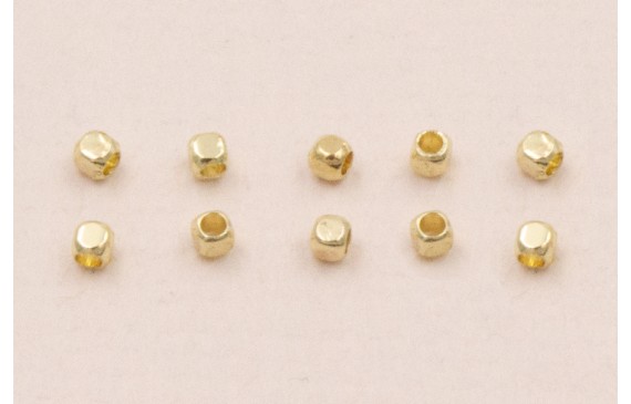 Micropieza Cubo 1*1mm Oro