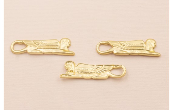 Pieza Egipcia de 40*10 Oro Mate Aul, verde y Rojo