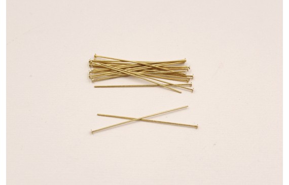 ALFILER TAPONADO DORADO MATE 6*400 MM