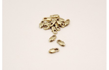 Mosquetón 10mm Dorado Mate