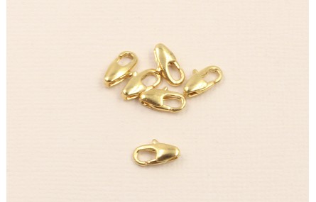 MOSQUETON DORADO PEQ. 10MM