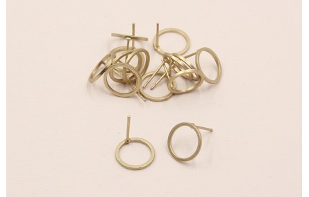 Perno aro 12mm  Oro Mate