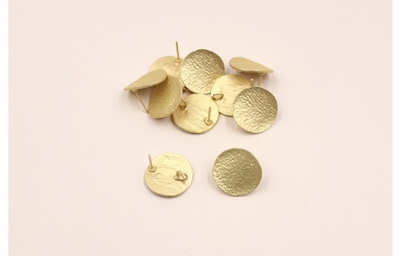 Perno disco 18.5mm oro mate