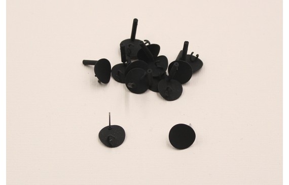 Perno Lámina ondulada negra 13mm diámetro