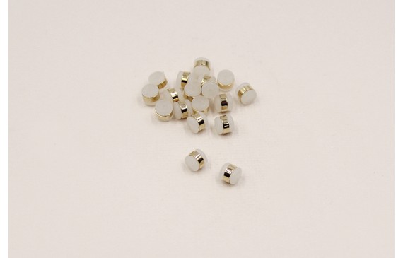 Tapón silicona cilindro con Aro Dorado