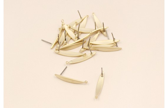 Perno lámina ovalada curvada 24*4mm