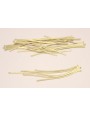 Fleco de 5 tiras de 2mm cada. 12*105mm Dorado Mate