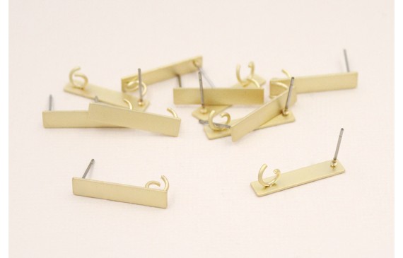 Listón de 20*4mm Dorado Mate