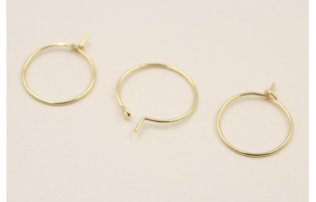 Stainless Steel: Aro Acero de 15mm Oro