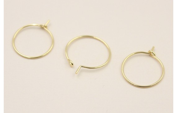 Stainless Steel: Aro Acero de 15mm Oro