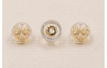 Tuerca Media Bola 5mm Silicona y Metal