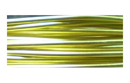 HILO DE ALUMINO DORADO 2MM GROSOR