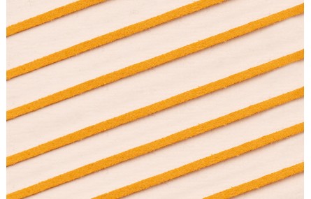 Tira cuero 1 metro-  2mm*0,7 grosor Ambar