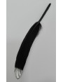 Pluma negra 130mm punta plata