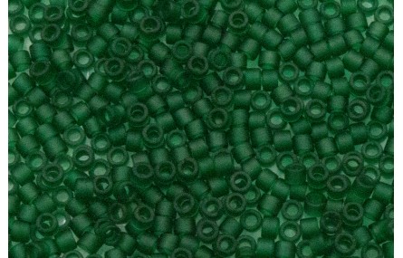 Bolsa de 8grs Delica 11/0 Matted Transp Dk.Green