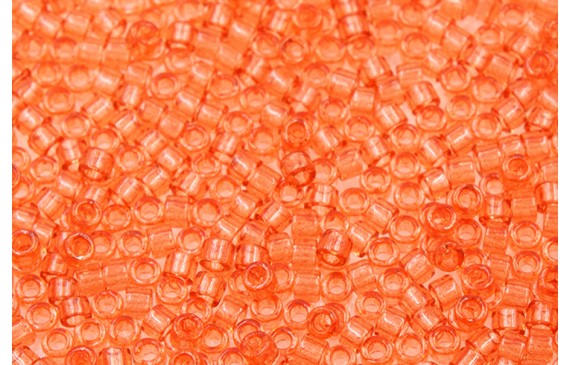 Bolsa de 8grs Delika 11/0 Dyed transparent Peach