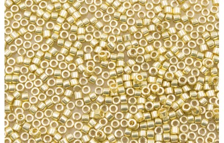 8grs Delica 11/0 Duracot Galv Yellow GOLD