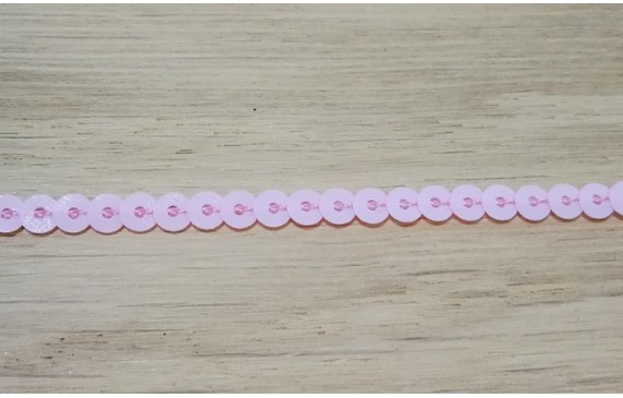 Tira de lentejuelas de 4mm Rosa