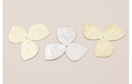 trébol Plata y Oro 35mm diámetro