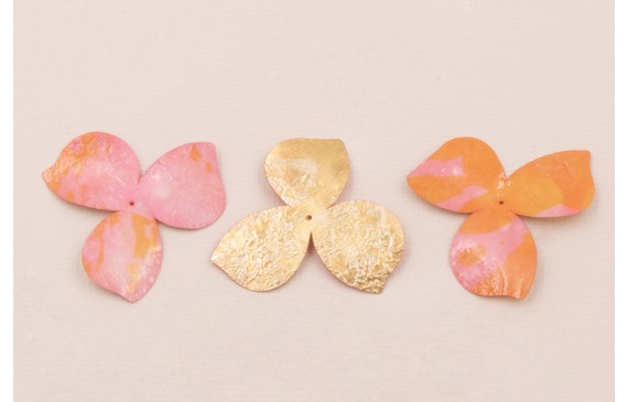 Trébol Oro y Rosa 35mm