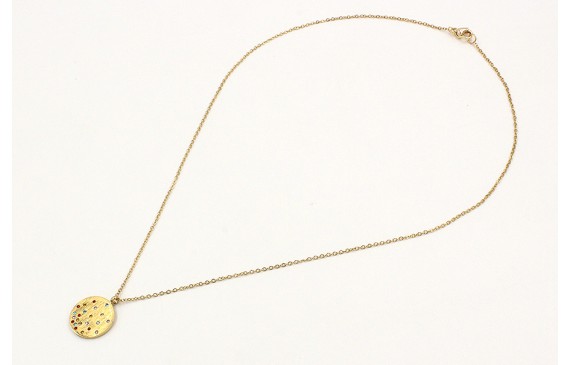 Collar con cadena de acero inoxidable y colgante b