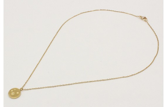 Collar con cadena de acero inoxidable y colgante p