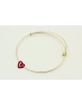 Pulsera acero inoxidable nudo corredizo con hueco 