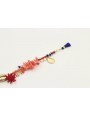Pulsera corales rosas con colgantes concha mejilló